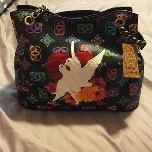 Sharif Vachetta Faux Leather Handbag